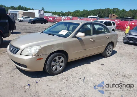 2008 Kia Optima Lx из США, поврежденный, VIN KNAGE123385234738